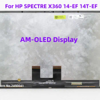 13.5" LCD Touch Screen Assembly for HP SPECTRE X360 14-EF 14T-EF AM-OLED Display Panel ATNA35VJ07 14-ef2000la ef2001TU EF2023DX