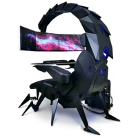 L Computer Cockpit Scorpio Cabin Gaming Computer Chair Zero Gravity Space Capsule Engineering Table