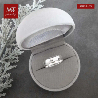 MT แหวนเงินแท้ เกลี้ยง หน้าโค้ง กว้าง 5 มม ไซส์ 50 51 53 54 55 57 67 (sr001-05) MT Jewelry มณีธารา ค