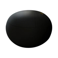Luxury S-trap Floor Mounted Black Egg-shaped Toliet Ceramic Unique Design WC DK003－1BH