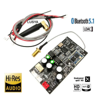 DLHiFi QCC5125 LDAC 5.1 HiFi Bluetooth Audio Receiver ES9038Q2M Dual OPAMP JRC4580D ถอดรหัส DAC สำหร