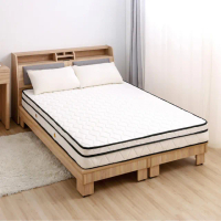 【本木】瑞亞 北歐舒適靠枕房間三件組 床墊+床頭+床架(雙大6尺)