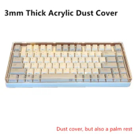 Transparent Dust Cover for Niz Keychron K3 K4 K6 K2 K7 K8 K10 K12 K14 Acrylic Keyboard Dust Cover 61/68/84/87/96/98/104/108 Key