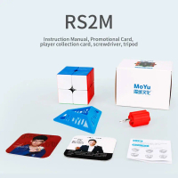 บล็อกลูกบาศก์แม่เหล็กมหัศจรรย์ Moyu Super RS3M YS3M ขนาด 3x3x3