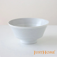 【Just Home】日本製線沐陶瓷7吋麵碗/拉麵碗/湯碗(麵碗 碗公 拉麵碗 湯碗)