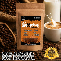 BLAND 50:50-50% ARABICA Bali kintamani 50% ROBUSTA TEMANGGUNG-BIJI KOPI PREMIUM DARI NGOOPSKUY COCOK
