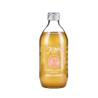 【Kai】有機接骨木花蘋果康普茶330ml 12入/箱(氣泡飲 益生菌 康普茶 保健茶)