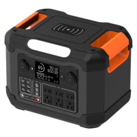 1200W 30000mAh 108WH Portable Battery Power Generator Station with LED Light AC DC USB Outlets and Solar Charging Interface