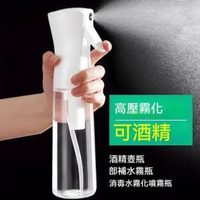 其他品牌 - A10-（1個裝/300ml）超細霧噴霧瓶 多用途按壓式高壓力噴霧瓶 酒精可用 消毒小噴壺 消毒/美髮/化妝補水用噴水壺 可放Dettol 漂白水 高壓噴壺