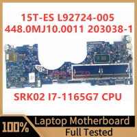 L92724-005 Mainboard For HP 15T-ES Laptop Motherboard 448.0MJ10.0011 203038-1 With SRK02 I7-1165G7 CPU 100% Tested Working Well