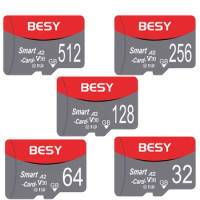 BESY Memory card 64 128 256GB Micro TF SD Card 32GB 64GB 128GB Memory card Flash Class 10 SD card TF Flash USB Reader