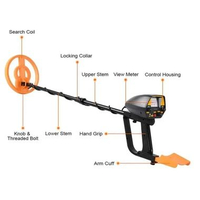 TIANXUN Pendeteksi Logam Metal Gold Silver Detector Finder - MD-4080, Deteksi Logam Presisi - Berbur