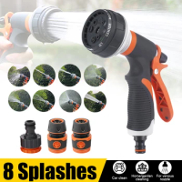 High Pressure Washer Gun Adjustable Multi-Function Car Wash Watering Gun Hand-Held Tools Hose Sprinkle Nozzle Garden