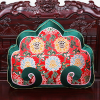 中式圈椅羅漢床專用靠背枕靠墊靠枕靠包 多款多色可中式擺件 中國風 古典擺件 居家擺飾居家擺件