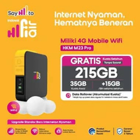 Indosat HiFi Air HKM M23 Pro MiFi N3 Portable Modem WiFi 4G Free Kuota Unlock All Operator