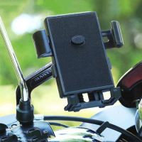 Motorcycle Bicycle Mobile Phone Mount Scooter 360° Rotation Cellphone Holder Universal Bike Smartphone Stand
