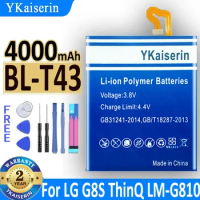 4000mAh YKaiserin BL-T43 Battery for LG G810, G8S ThinQ, G8S ThinQ Global, LMG810EA, LMG810EAW, LM-G810EAW High Capacity Bateria