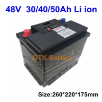 portable 48V 30ah 40ah 50ah Lithium Battery Pack 48V 2000W 3000w Electric Bike Scooter motor Battery with 50A BMS+ 5A charger