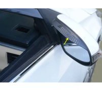 For Hyundai Elantra Avante 2020 2021 2022 2023 Car Body Rear Rearview Side Glass Mirror Trim Frame Rain Shield Sun Shade Eyebrow