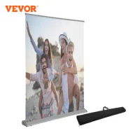 VEVOR 70 Inch Roll-Up Projector Screen Floor Standing 16:9 8K/4K HD Portable Home Cinema Moive for Indoor and Outdoor Projection