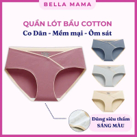 Đồ lót bầu Bella Mama có thiết kế cạp chéo, làm từ cotton nguyên chất, co giãn, thích hợp cho phụ nữ