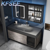 Kfsee 1Pcs A Set 60cm length Beautiful Bathroom Cabinet with Mirror