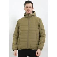 Giordano Men's Quilted Jacket 0107561321 Martini Olive XL