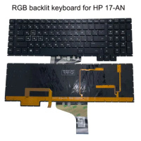 RGB Russian keyboard laptop backlight keyboards For HP Omen 17-AN an013tx 17-AN000 031TX RU qwerty color backlit 9Z.NEBBQ.10R