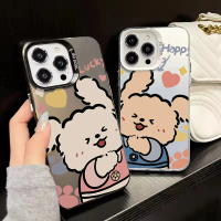 Funny Animal Dog Couple Phone Case for Haiwan Lucu Serasi dengan Huawei Pura 70 Ultra P60 P50 P40 Ma