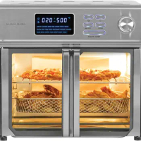 Digital Air Fryer Oven, 26 Quart, 10-in-1 Countertop Toaster Oven &amp; Air Fryer Combo-21 Presets up to 500 degrees,