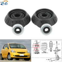 ZUK 4PCS Front Friction Bearing &amp; Strut Mounting For HONDA FIT JAZZ GD1 GD3 GE6 GE8 2005-2014 FIT SALOON CITY GD6 GD8 2003-2007