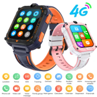 2024 New Kids 4G Smart Watch SOS GPS Location Tracker Sim Card Video Call WiFi Chat Camera Smartwatch For Children