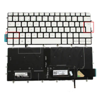 French Backlit Laptop Keyboard for Dell XPS 13 13-9370 9317 9380 9305 7390 P82G