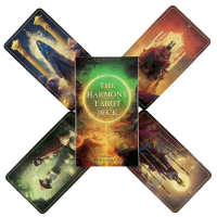 Bộ bài Tarot “The Harmony” gồm 78 lá, phiên bản tiên tri bằng tiếng Anh dành cho trò chơi bàn cờ