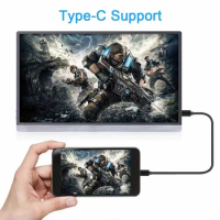 IPS Thin portable 7 inch gaming 4k protable monitor with usb Type-C for Laptop Phone Xbox PS4 Switch