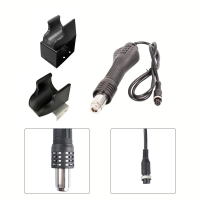 Bộ bàn hàn 24V/12V thay tay cầm cho trạm hàn 858A/858D – dụng cụ sửa chữa