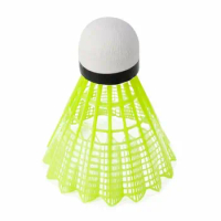 Plastic Durable Nylon Badminton Shuttlecocks with Great Stability Durability Indoor Outdoor Sports Badminton Training Balls