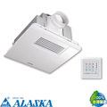 ALASKA 300BKP 多功能浴室暖風乾燥機 - 線控 220V，PTC陶瓷加熱器，1700W功率，5.3kg輕巧設計