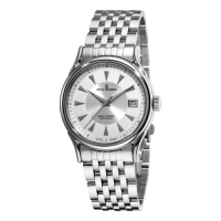 (福利品) REVUE THOMMEN 梭曼錶 機械男錶 銀面x不鏽鋼鍊帶/37mm (20002.2138)