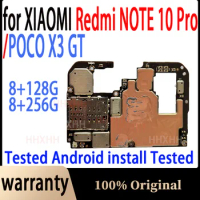 Original Motherboard For Xiaomi Mi RedMi NOTE 10 Pro / POCO X3 GT Unlocked Mainboard With Full Chips Logic Board For POCO X3 GT