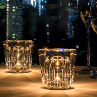 日本Ambientec水晶便攜無線小夜燈酒吧氛圍USB充電戶外西餐廳臺燈 夏洛特居家名品