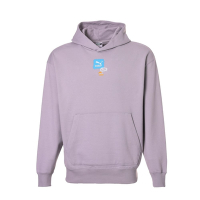 PUMA 流行系列Trend長 厚 男連帽T恤 T-灰紫-53606119