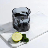 Alat Dapur Loveyalty Gelas Whisky Japanese Yamazaki Style Rock Glass 190ml - L200 - Black Smoke Vira