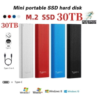移動外接硬碟30TB USB 3.0內存升級16TB高性能固態隨身硬碟8TB4TB長壽命移動硬碟2TB1TB