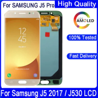 SUPER AMOLED 5.2" LCD For Samsung J5 2017 J5 Pro J530 J530M J530F SM-J530F LCD Touch Screen Digitizer Replacement Display