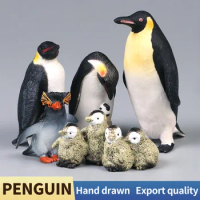 Sea Life South Pole Animals Penguin Cub Set Model Action Figures PVC Miniature Collection Ocean Aquarium Education Kid Toys