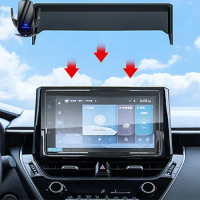 Car Phone Holder For Toyota Corolla / Corolla Cross Accessories 2019 2020 2021 2022 Screen Fixed Navigation Cell Phone Mount
