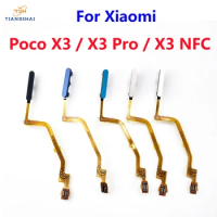 Fingerprint For Xiaomi Poco X3 NFC Pro X3Pro Home Button Fingerprint Menu Return Key Sensor Flex Cable
