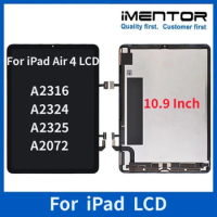 1 Piece Original 10.9" LCD For iPad 4th Gen Air4 2020 A2325 A2316 A2072 lcd Display Touch Screen Digitizer Assembly Replacement