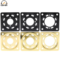 1pc Metal Iron Plate Shock Proof Board Vacuum Tube Socket Mounting Plate For 2A3 300B KT88 EL34 12AX7 Vintage Audio Amplifier